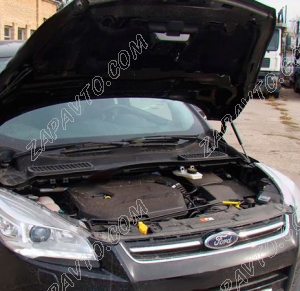 Упор капота Ford Kuga 2 (2013-) (в сборе с кронштейном)"ТехноМастер"