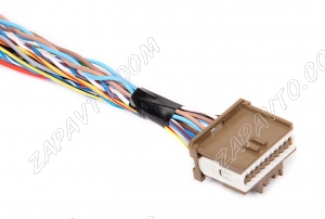 Разъем 20 pin 16 проводов Веста 34729-0202 MOLEX коричневый