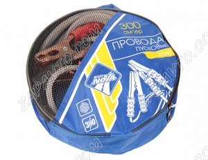 Провода силовые для аварийного запуска двигателя 300А (2,8 м.) Rope PRO