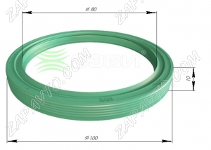 Сальник коленвала задний 2108 (большой 80х100х10) СЭВИ ЭКСТРИМ
