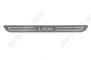 Наклейка порога LADA оригинальная 52х4.5 см
