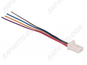 Разъем 4-pin 4 провода Веста, Ларгус, Рено 1473672-1 для плафона бардачка, дверей, USB розетки Китай