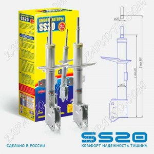 Стойки передней подвески Renault Duster SS20 (спорт) 2шт