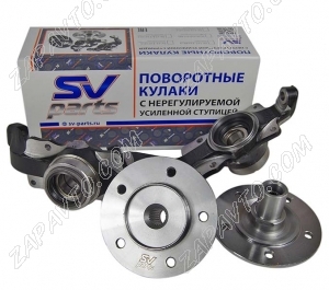 Узел переднего колеса 2121 Нива с усиленной ступицей (22 шлица)