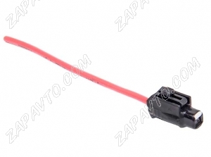 Разъем 1-pin 1 провод 61890413 для втягивающего реле стартера Калина, Гранта, Веста, Х рей, Datsun
