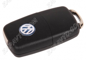 Ключ замка зажигания УАЗ Патриот (выкидной) по типу Volkswagen, 3 кнопки