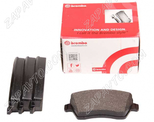 Колодки тормозные передние Веста, Ларгус, Renault Logan, Duster (4 шт.) BREMBO