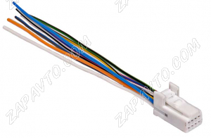 Разъем 8-pin 8 проводов Веста, Ларгус, Renault 1379659-5 для кнопки парктроника, круиз, ESP белый