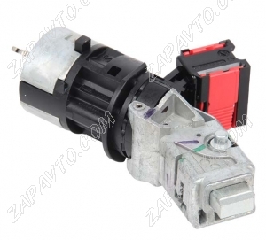 Замок зажигания Renault Duster c 2015 г без личинок дверей, заготовка ключа без пульта 806015715R