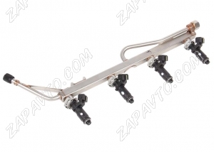 Рампа топливная 21127 в сборе с форсунками ИТЭЛМА I1123-01 Гранта (SPORT)