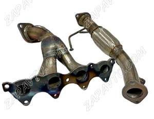 Паук 4-1 Kia Rio 3, Hyundai Solaris 1 (1.6L 16кл) нержавейка STINGER AUTO