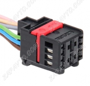Разъем 10-pin 7 проводов жгута задней двери Веста 1563123-1 TE Connectivity