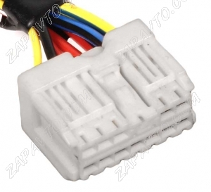 Разъем 12-pin 8 проводов Веста 6098-6954 белый SUMITOMO (жгут панели приборов)