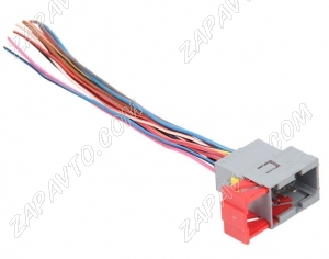 Разъем 16-pin 13 проводов межжгутовой штыревой серый Калина, Приора, Гранта, Нива СЦНК.434428.073