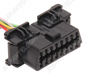 Разъем 16-pin 8 проводов диагностический ЕВРО-3 OBD 2 Гранта FL