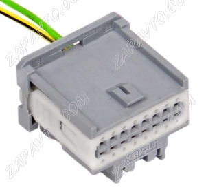 Разъем 16-pin 2 провода Веста 34729-0161 MOLEX серый