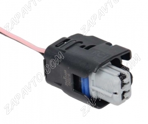 Разъем 2 pin 2 провода 35023449 серый FCI Electronics