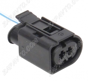 Разъем 2-pin 1 провод для генератора BOSСH 2123 Шевроле Нива, 1118 Калина, 2170 Приора, 2190 Гранта