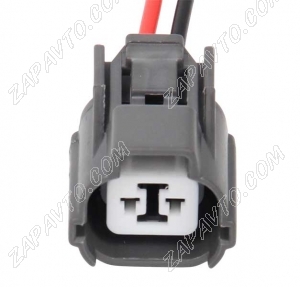 Разъем 2-pin 2 провода 6189-0129 для звукового сигнала Chevrolet, GM, блока розжига Mitsubishi серый