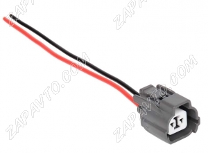 Разъем 2-pin 2 провода 6189-0129 для звукового сигнала Chevrolet, GM, блока розжига Mitsubishi серый