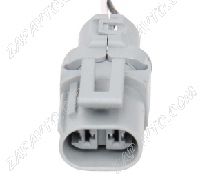 Разъем 2-pin 2 провода Ларгус 297304 для поворотника передней фары серый КИТАЙ