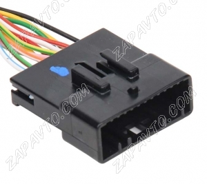 Разъем 24-pin 13 проводов Гранта, Веста, Ларгус черный, штыревой 1379681-1 TE Connectivity