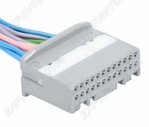 Разъем 24-pin 17 проводов Веста 1379668-2 TE Connectivity серый