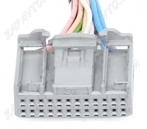 Разъем 24-pin 17 проводов Веста 1379668-2 TE Connectivity серый