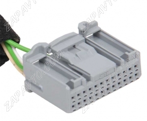 Разъем 24-pin 4 провода Ларгус 1379668-2 TE Connectivity серый
