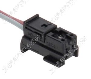 Разъем 2-pin 2 провода 1-929080-5 черный TE Connectivity