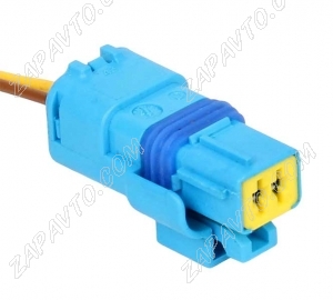 Разъем 2-pin 2 провода Ларгус 211PC022S6049 синий SICMA