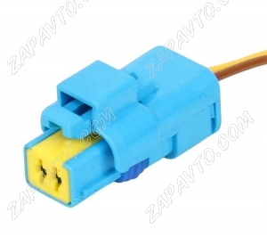 Разъем 2-pin 2 провода Ларгус 211PC022S6049 синий SICMA