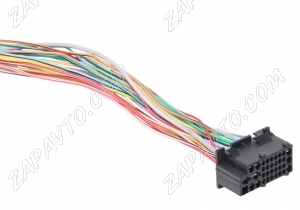 Разъем 33-pin 28 проводов Веста межжгутовой гнездовой черный СЦНК.757555.031