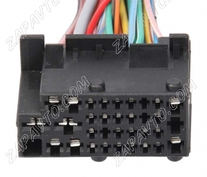 Разъем 33-pin 28 проводов Веста межжгутовой гнездовой черный СЦНК.757555.031