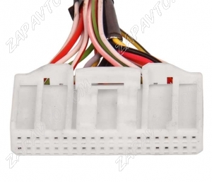 Разъем 40-pin 20 проводов для магнитолы Веста 12169 белый LHE