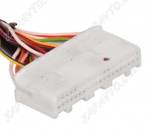 Разъем 40-pin 10 проводов для магнитолы Веста 1318389-1 белый AMP