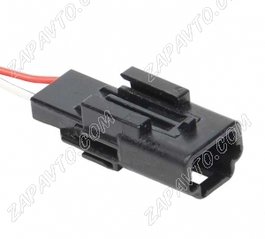Разъем 4-pin 2 провода 1379674-1 черный TE Connectivity