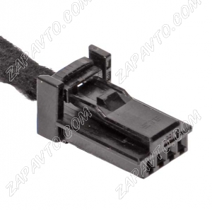 Разъем 4-pin 3 провода Веста, Ларгус, Рено 1379658-1 для плафона бардачка, USB розетки черный
