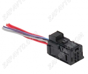 Разъем 6-pin 5 проводов Ларгус, Renault, Nissan 664040P для микроредуктора отопителя MOLEX