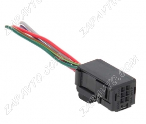 Разъем 6-pin 5 проводов Ларгус, Renault, Nissan 664040P для микроредуктора отопителя MOLEX