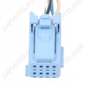 Разъем 8-pin 5 проводов для кнопки Веста NG, Renault голубой 1379659-3 TE Connectivity