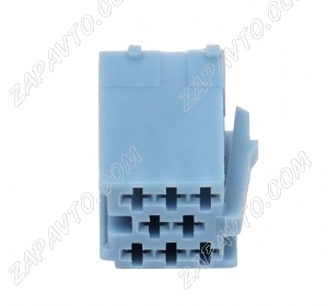 Разъем 8-pin без проводов Веста, Гранта FL 4А0 972 643 B Mini ISO синий