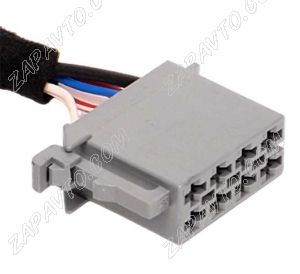Разъем 8-pin 6 проводов Веста 962189-1 к радиоаппаратуре (питание) серый TE Connectivity