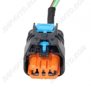 Разъем 3-pin 2 провода Х рей, Renault F223600 оранжевый FCI Electronics