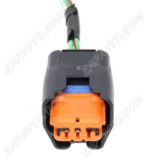 Разъем 3-pin 2 провода Х рей, Renault F223600 оранжевый FCI Electronics