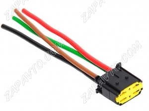 Разъем 6-pin 4 провода Веста 1544147-1 для замка зажигания аналог