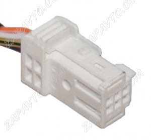 Разъем 6-pin 6 проводов Веста 98298-0002 для селектора АМТ белый MOLEX