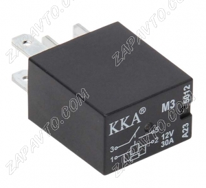 Реле 4-х контактное 30А мини KKA-M3