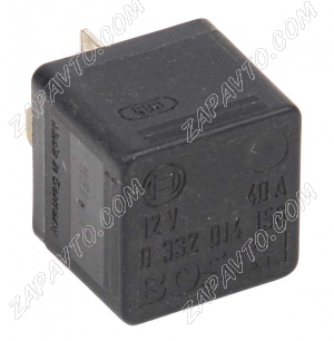Реле 4-х контактное 40А черное 0 332 014 156 BOSCH