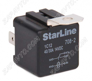 Реле 5 контактное 40/30А StarLine